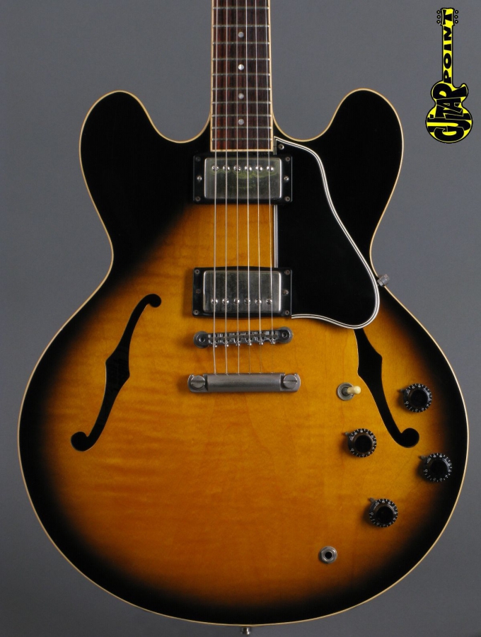 【美杢目】1993年製Gibson USA ES-335 dot 1993 Gibson ES-335 Dot Electric Guitar Cherry Finish | Cream City