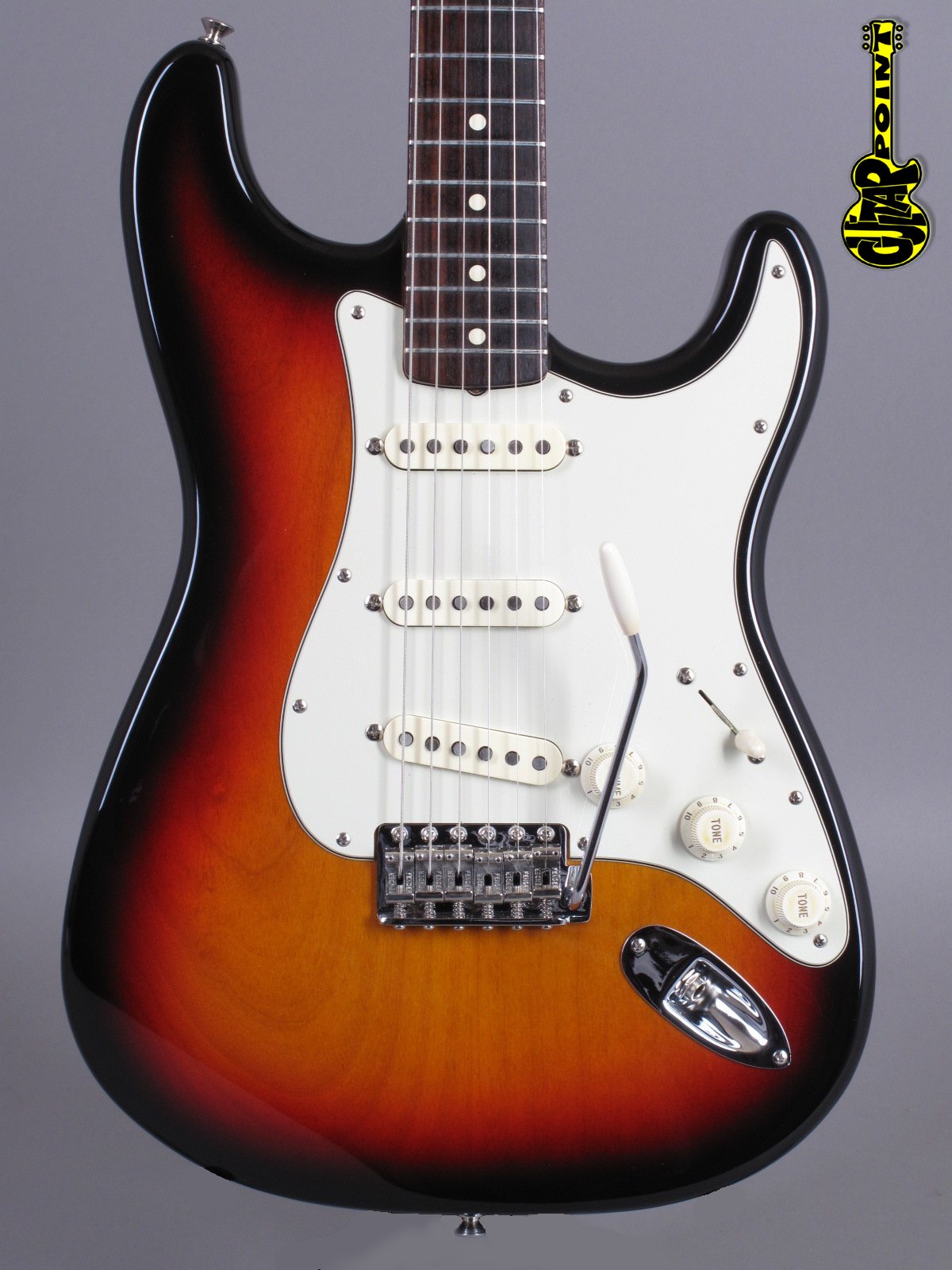 1995 Fender Custom Shop 1960 Stratocaster 3-Tone Sunburst – near mint! –  GuitarPoint