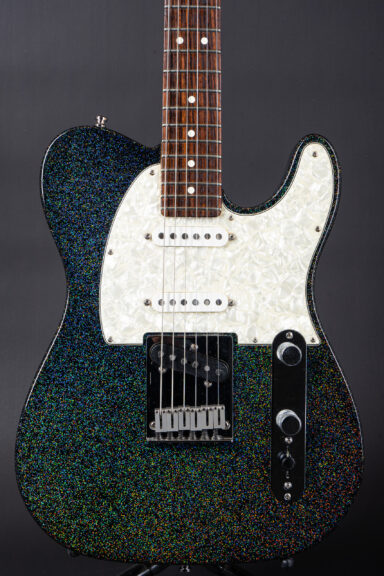 1996 Fender Custom Shop American Classic Telecaster - Black Haloflake