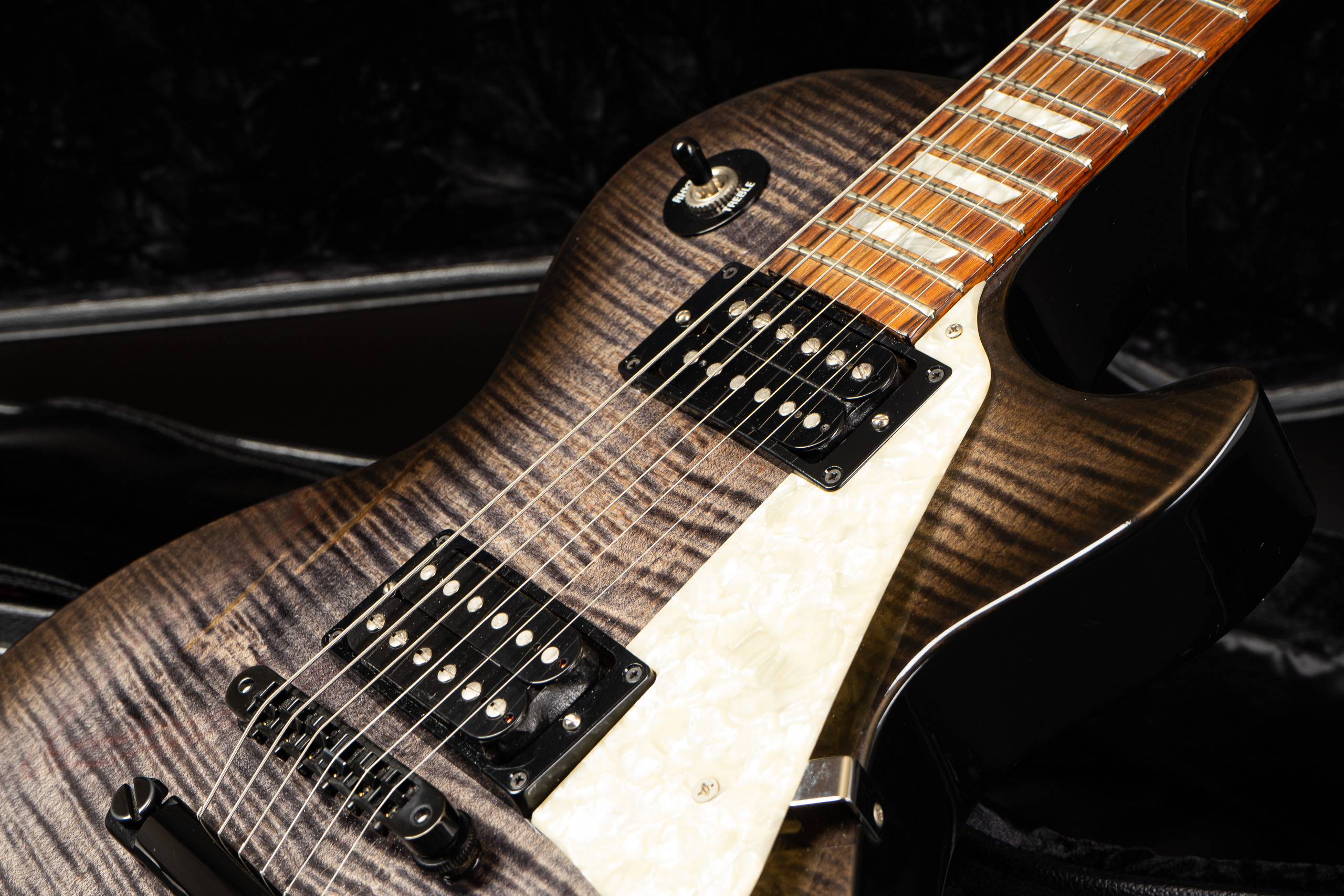 1997 Gibson Joe Perry Les Paul - Translucent Blackburst - GuitarPoint