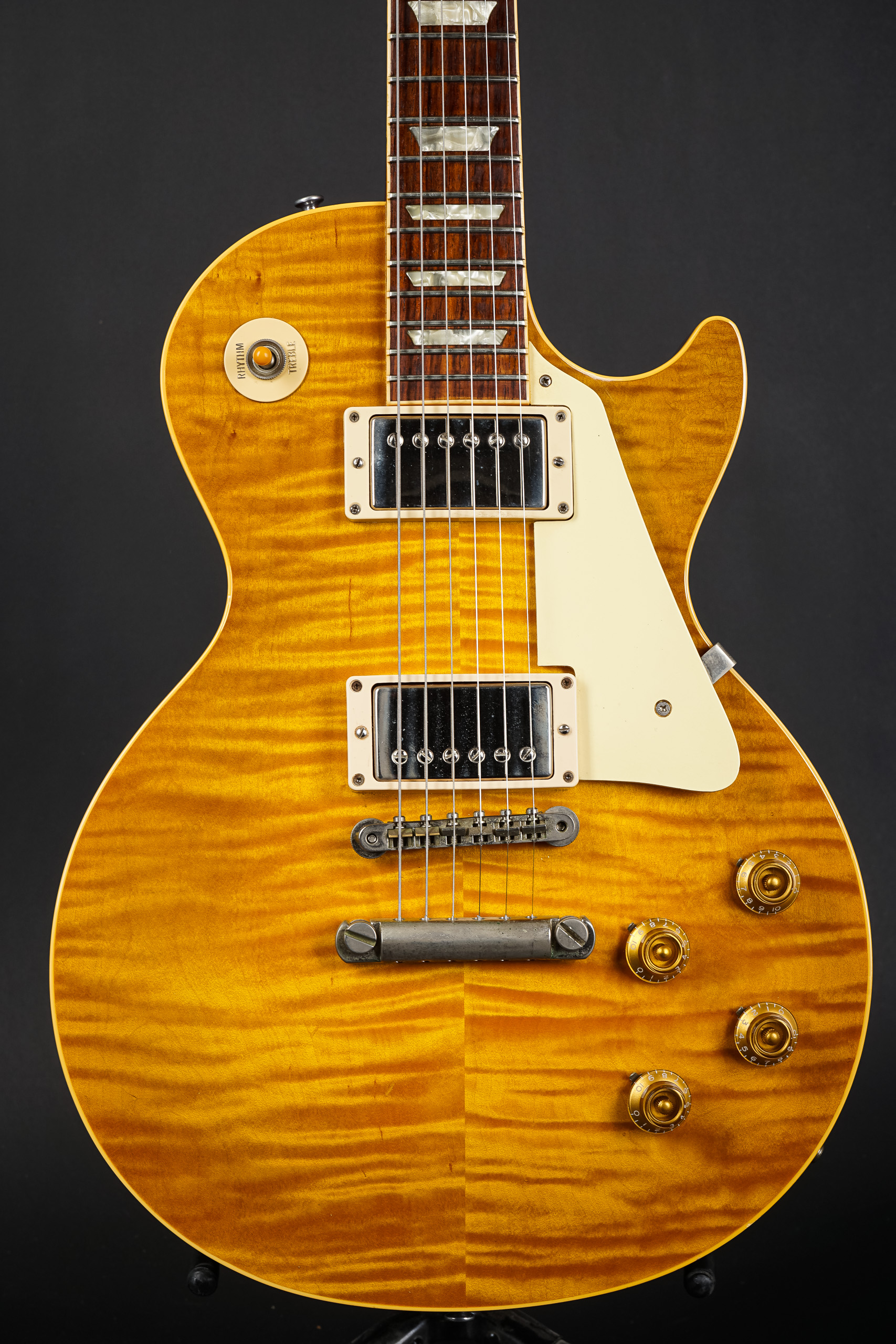 1997 Gibson Les Paul 1958 AA-Flametop Reissue – Butterscotch