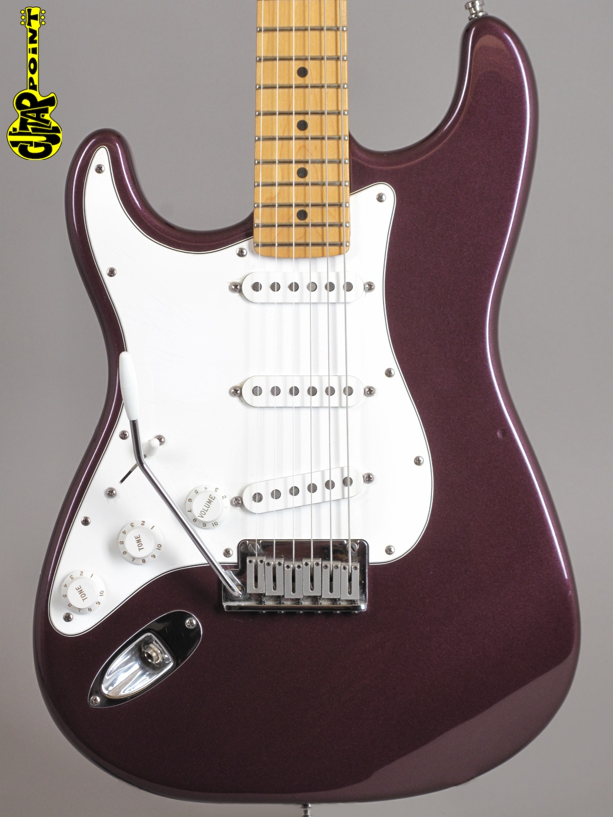 1998 Fender American Standard Stratocaster “Lefty” – Purple
