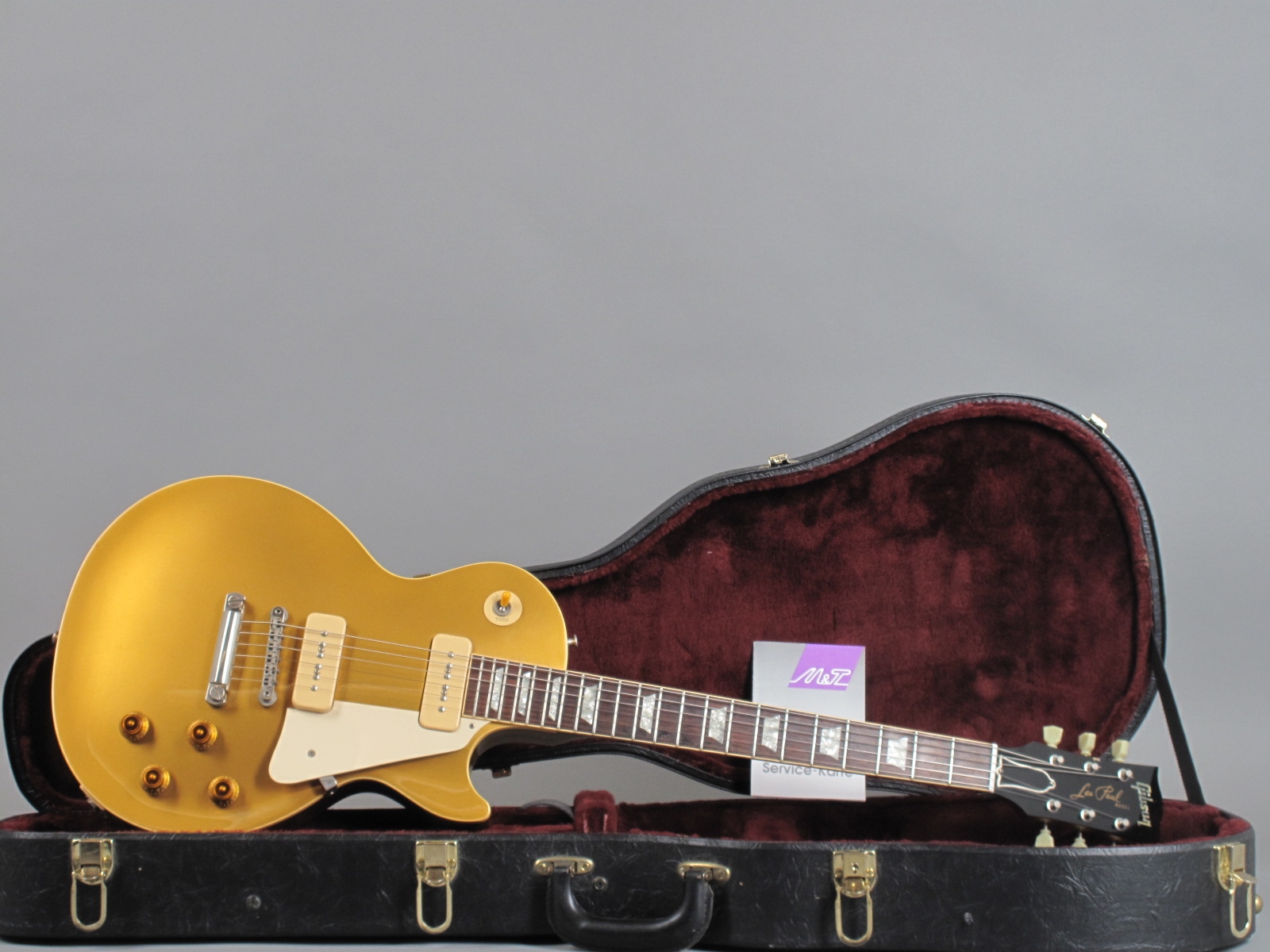 1998 Gibson Les Paul 1956 Reissue - Goldtop - Allgold - GuitarPoint