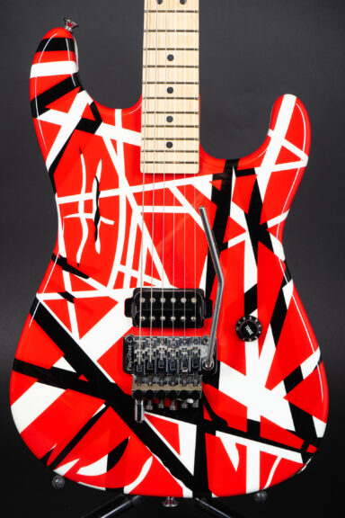 2005 Charvel EVH Striped Custom Art Series - Chicago Red Black