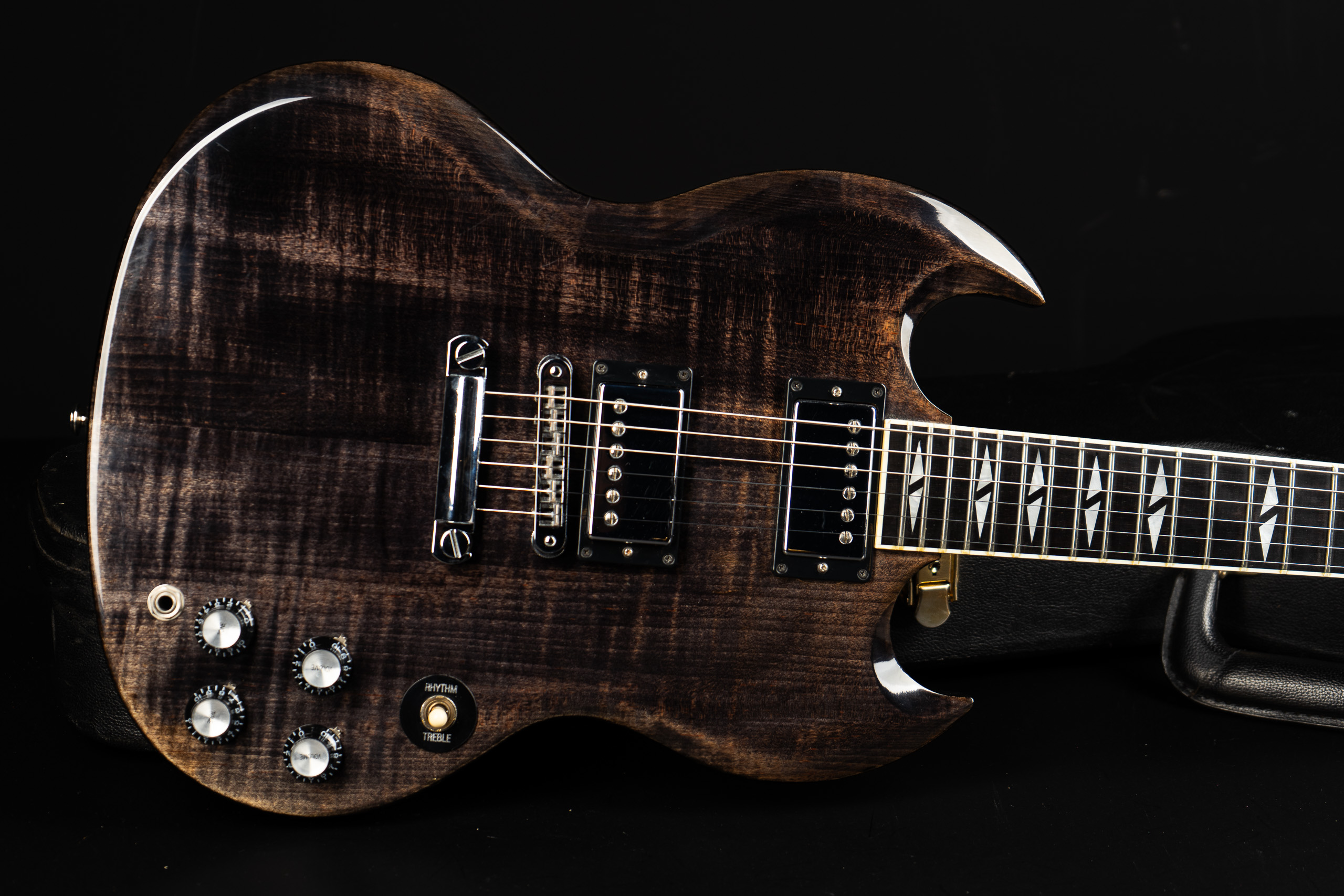 2005 Gibson SG Supreme - Translucent Black - GuitarPoint