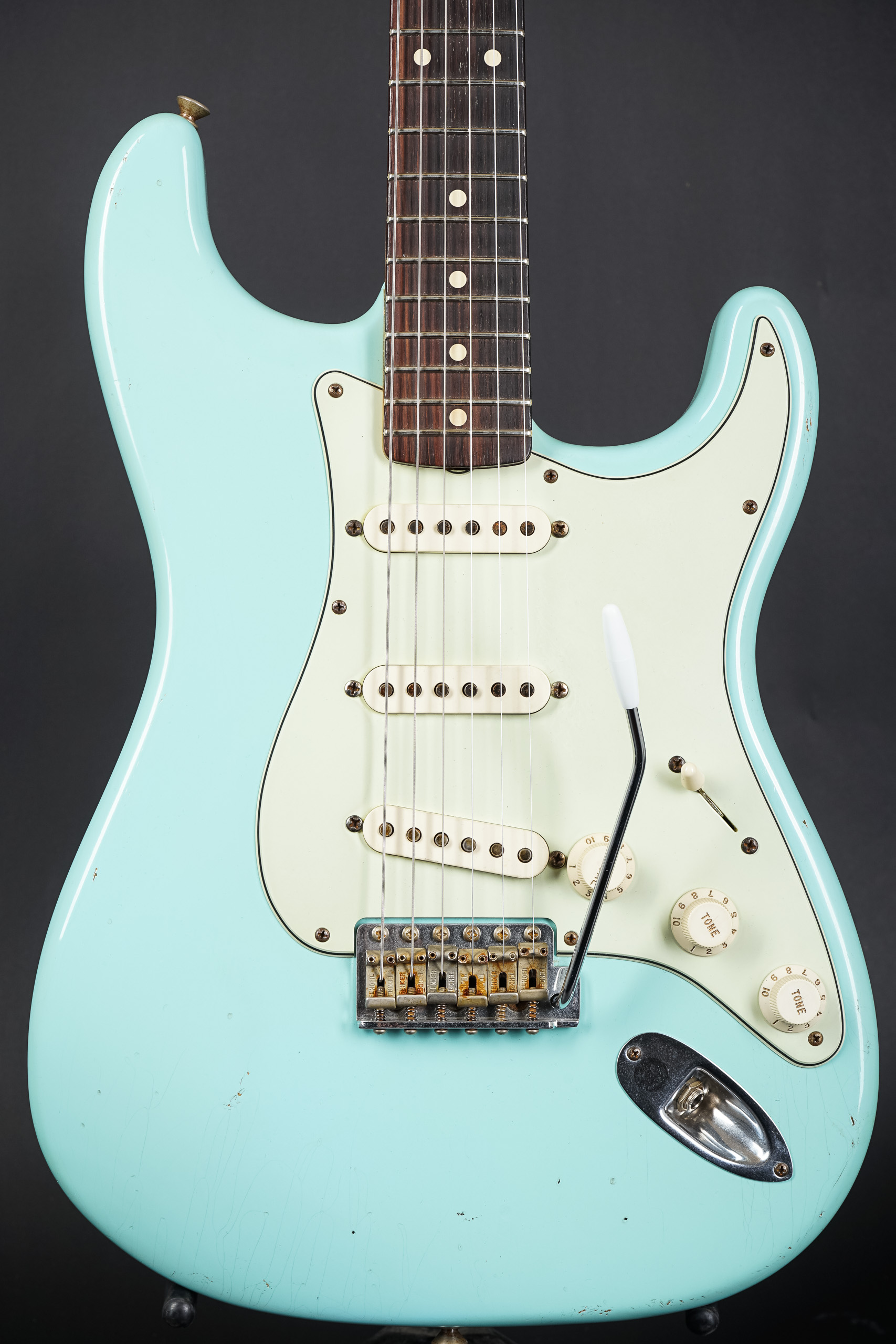 ギター FenderCS 1959 Stratcaster Daphne Blue Fender Custom Shop 1959 Stratocaster HSS Relic Daphne Blue