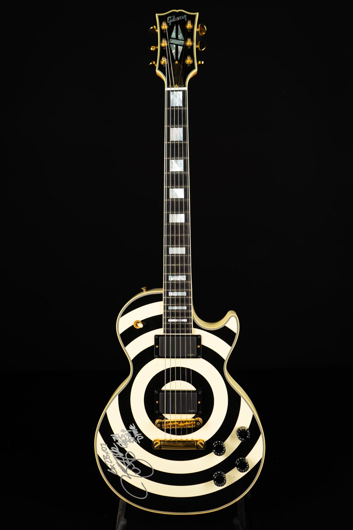 2007 Gibson Les Paul Signature Zakk Wylde – Bullseye ..signed 