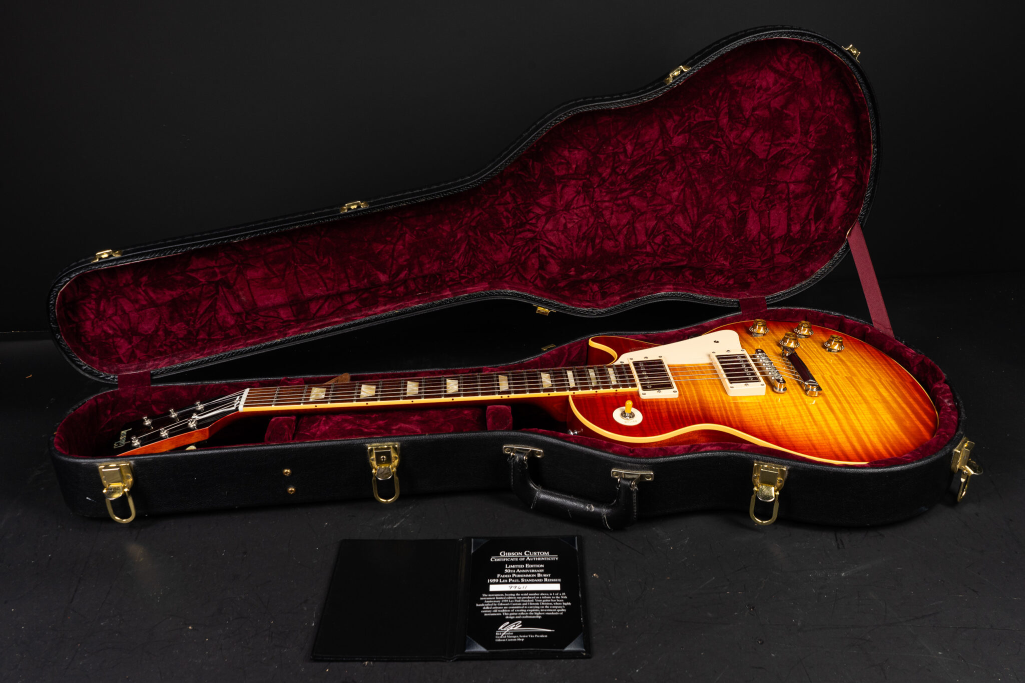 2009 Gibson 1959 Les Paul 50th Anniversary – Faded Persimmon Burst