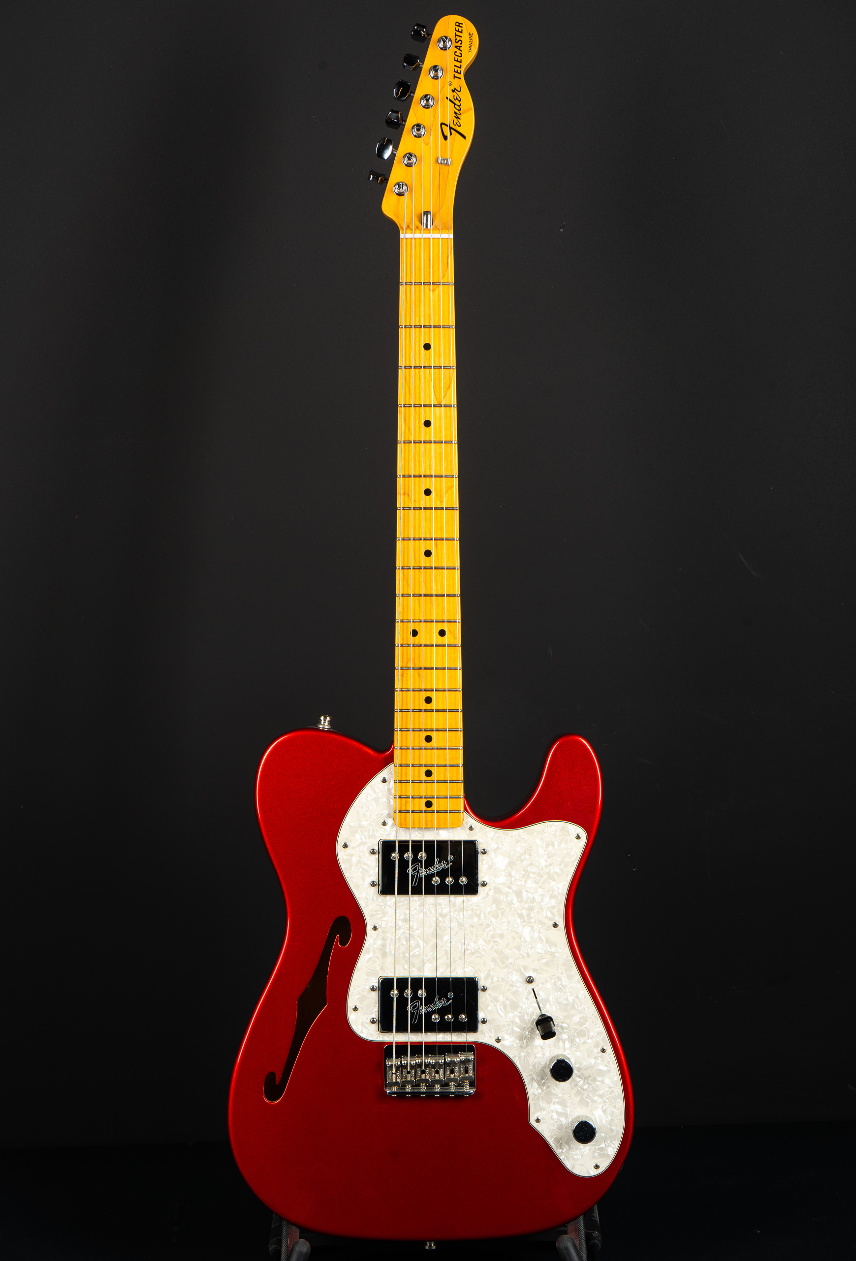 2011 Fender American Vintage '72 Thinline Telecaster - Candy Apple
