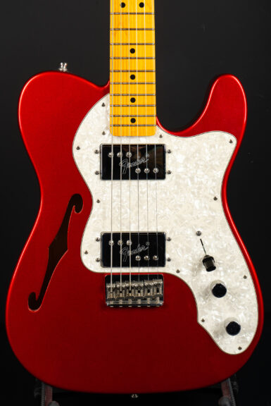 2011 Fender American Vintage '72 Thinline Telecaster - Candy Apple Red