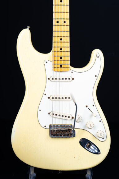 2011 Fender Stratocaster Custom Shop 69' Maple Cap Relic - White