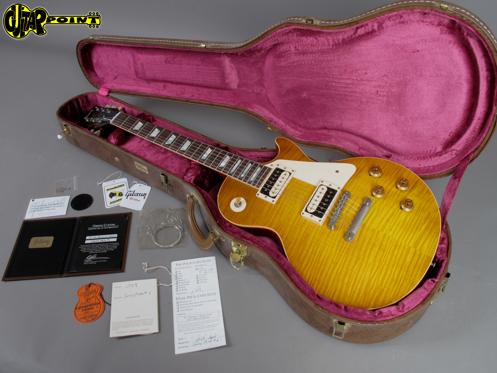 Gibson Les Paul 2012年製 2012 Gibson Les Paul Collectors Choice #4 Sandy – Prototype