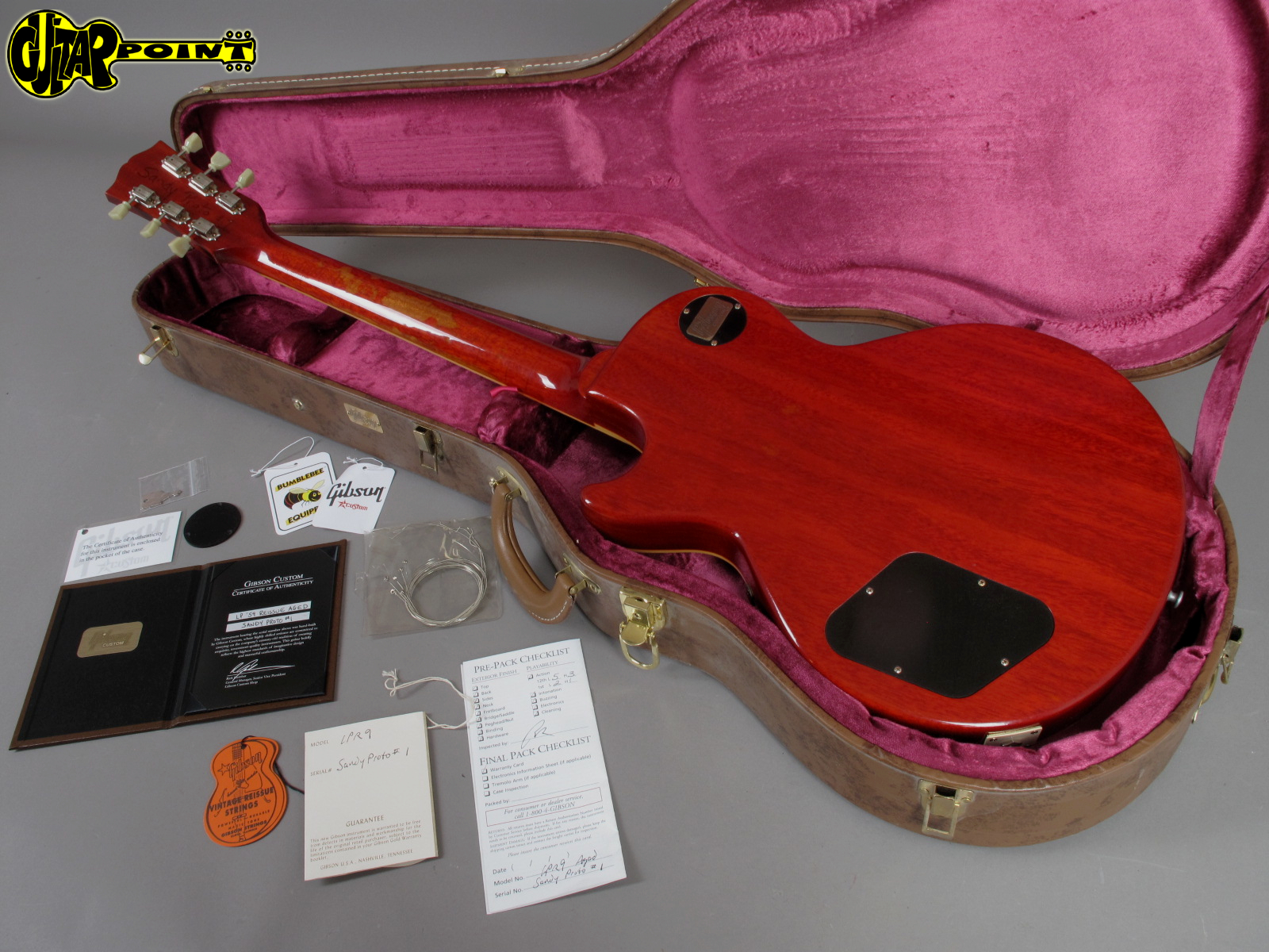 2012 Gibson Les Paul Collectors Choice #4 Sandy – Prototype