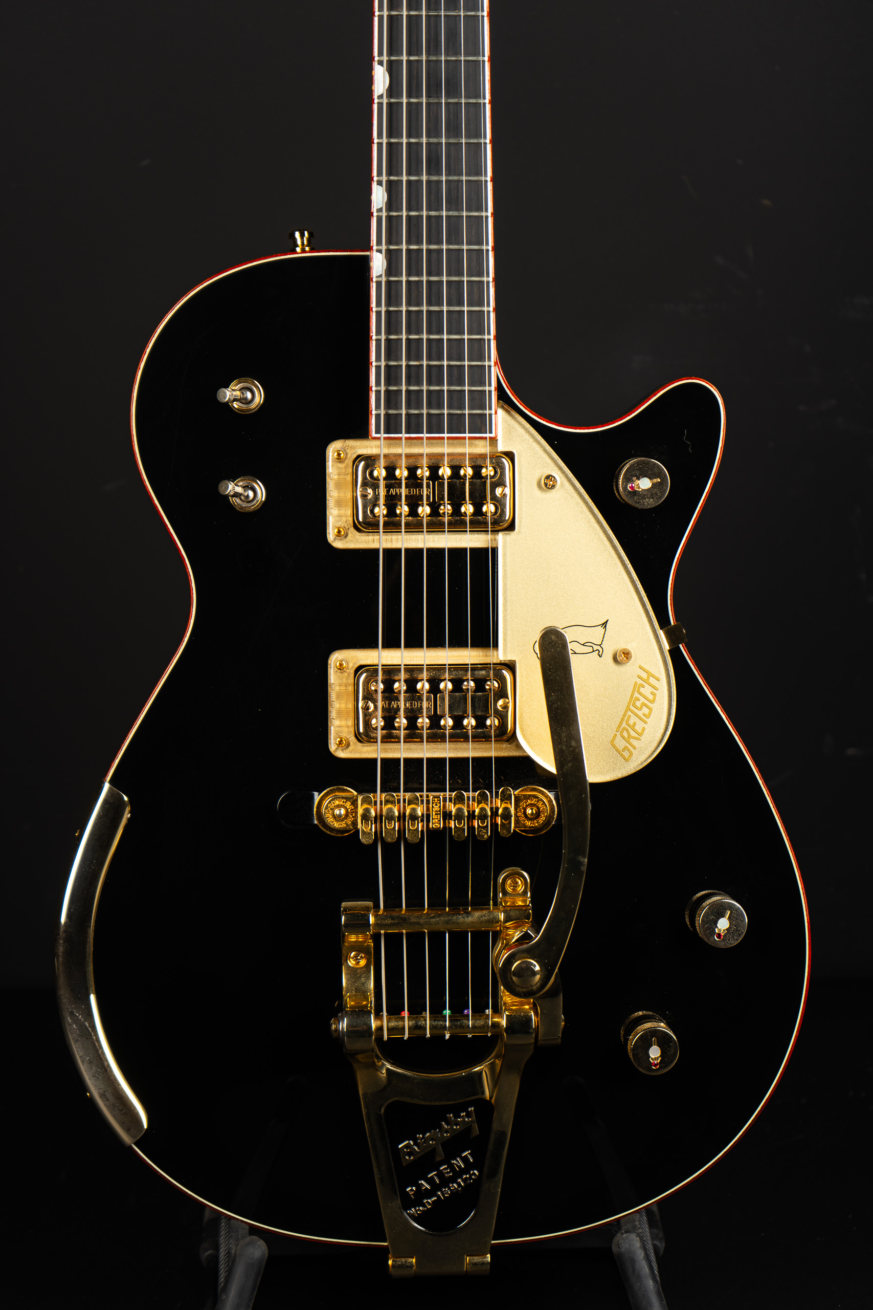 70s英国製PETER BLACK ピーターブラック 2012 Gretsch 1959 G6134 NOS Black Penguin Masterbuilt
