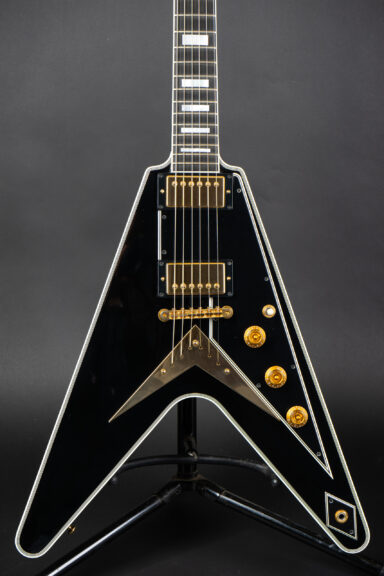 2013 Gibson Custom Shop Flying V Custom Benchmark - Ebony