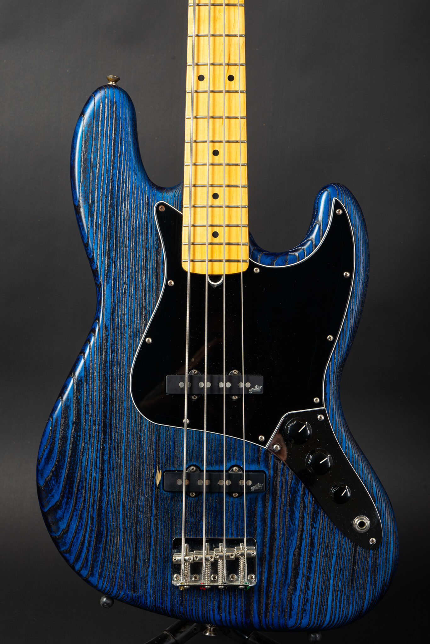 Fender American Special LTD Jazz Bass Sandblasted Blue W Aguilar Pickups GuitarPoint