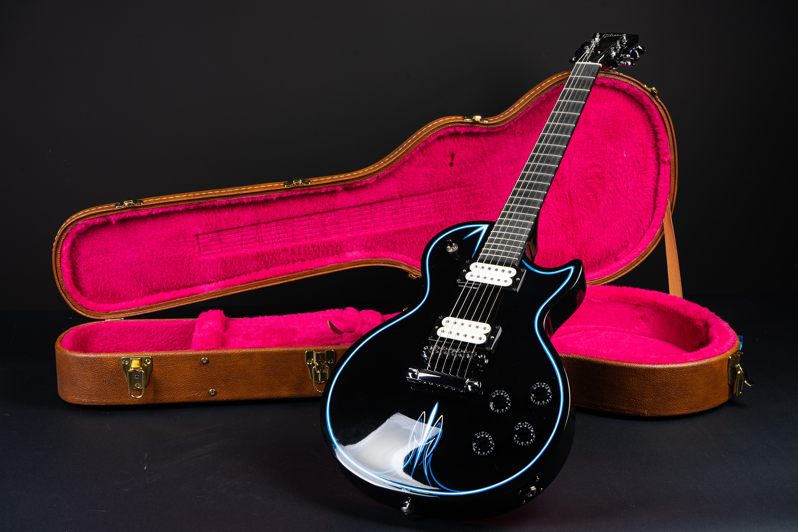 2014 Gibson Les Paul Studio Hotrod - Black - GuitarPoint