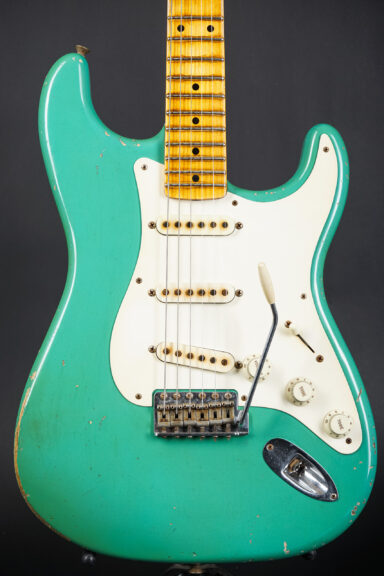 2016 Fender John Cruz Masterbuilt 1955 Stratocaster - Foam Green Relic