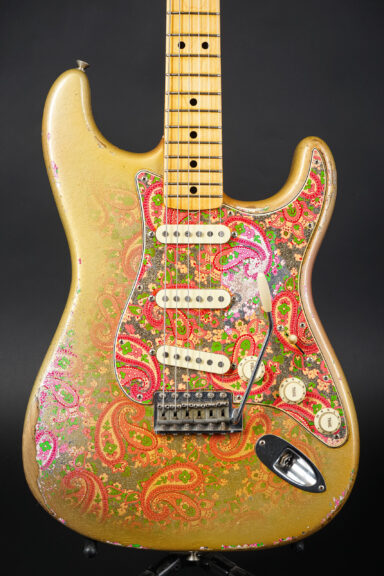 2017 Fender Dale Wilson Masterbuilt 1969 Gold Paisely Stratocaster