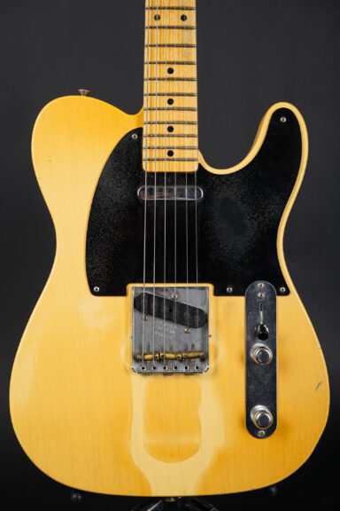 2017 Fender Paul Waller Masterbuilt 1953 Tan Line Telecaster Heavy Relic - Blonde