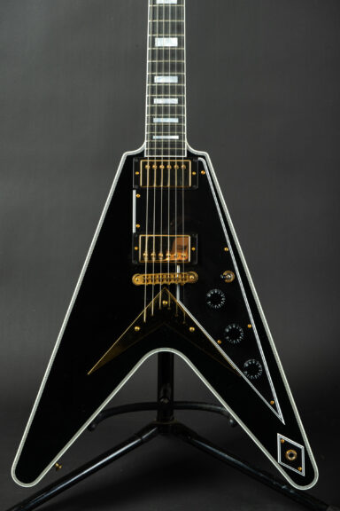 2017 Gibson Custom Shop Flying V Custom - Ebony