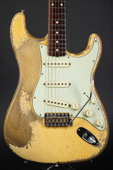 2018 Fender Dale Wilson Masterbuilt 1960 Stratocaster Heavy Relic - Vintage Blond ...2,98Kg