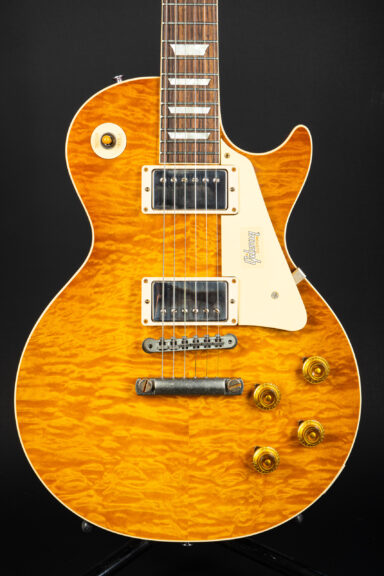 2018 Gibson Les Paul 1959 Reissue - Handpicked Top - Vintage Lemon Fade