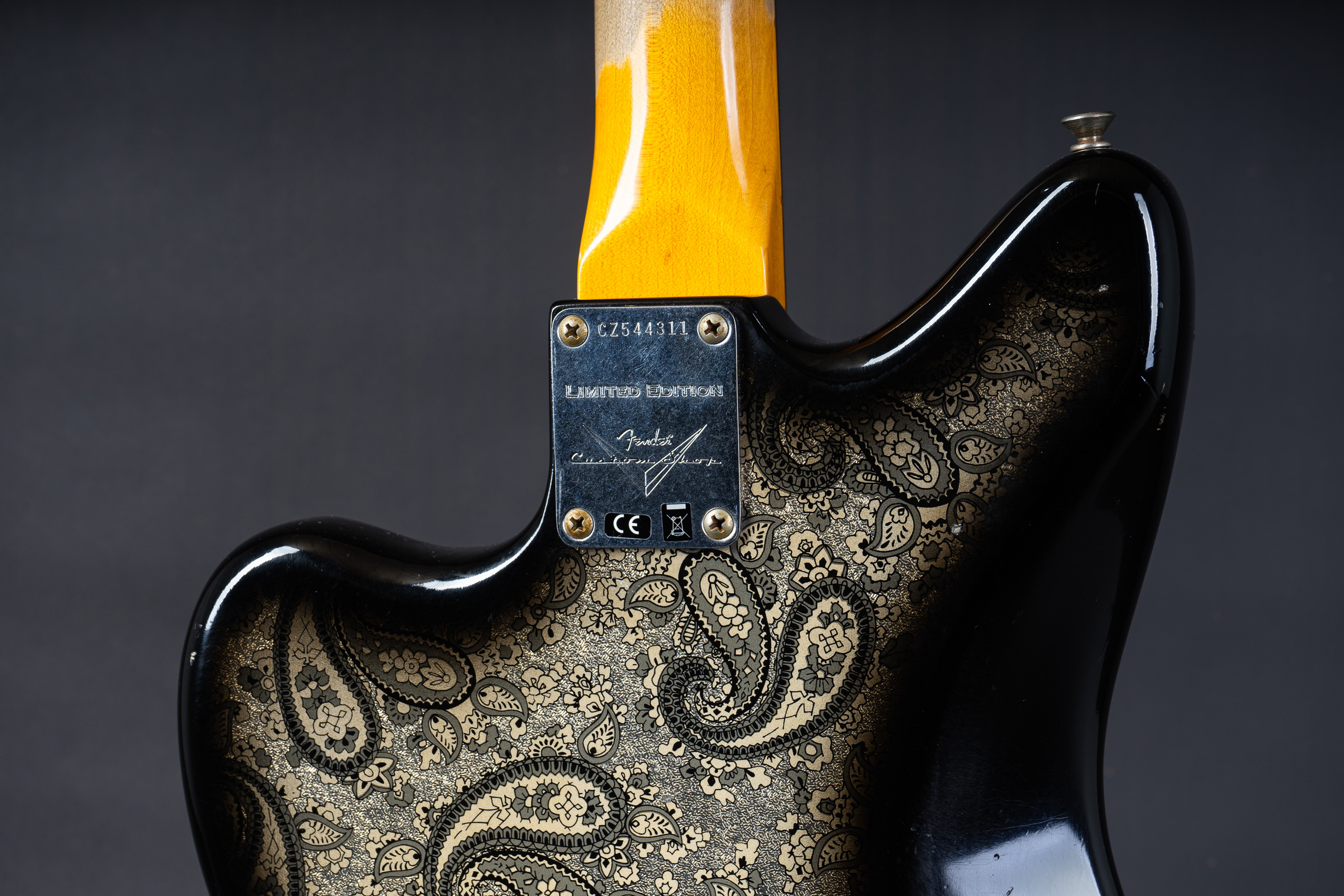 2019 Fender Custom Shop Black Paisley 62 Jazzmaster JRN - GuitarPoint
