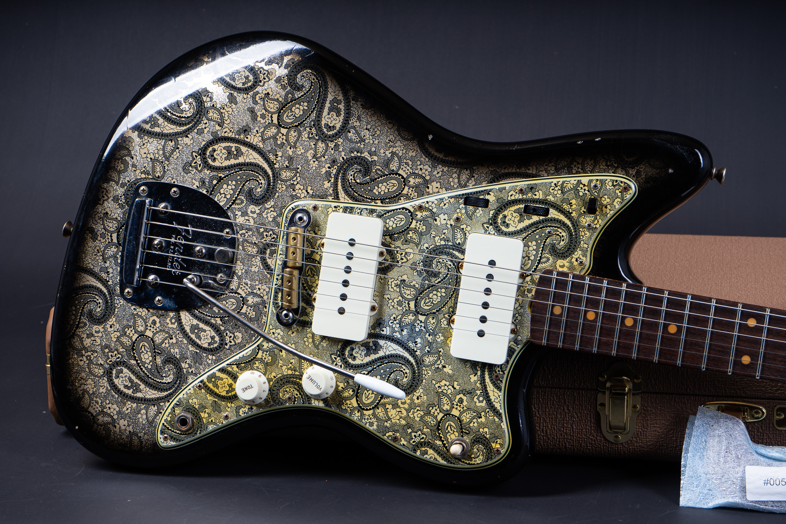 2019 Fender Custom Shop Black Paisley 62 Jazzmaster JRN - GuitarPoint