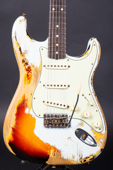 2020 Fender Custom Shop 60/63 Stratocaster Limited - Sonic Blue over Sunburst
