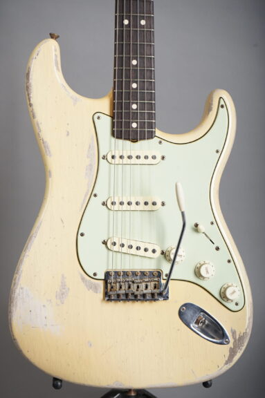 2020 Fender Custom Shop Todd Krause Masterbuilt 1963 Stratocaster Heavy Relic - Nocaster Blonde