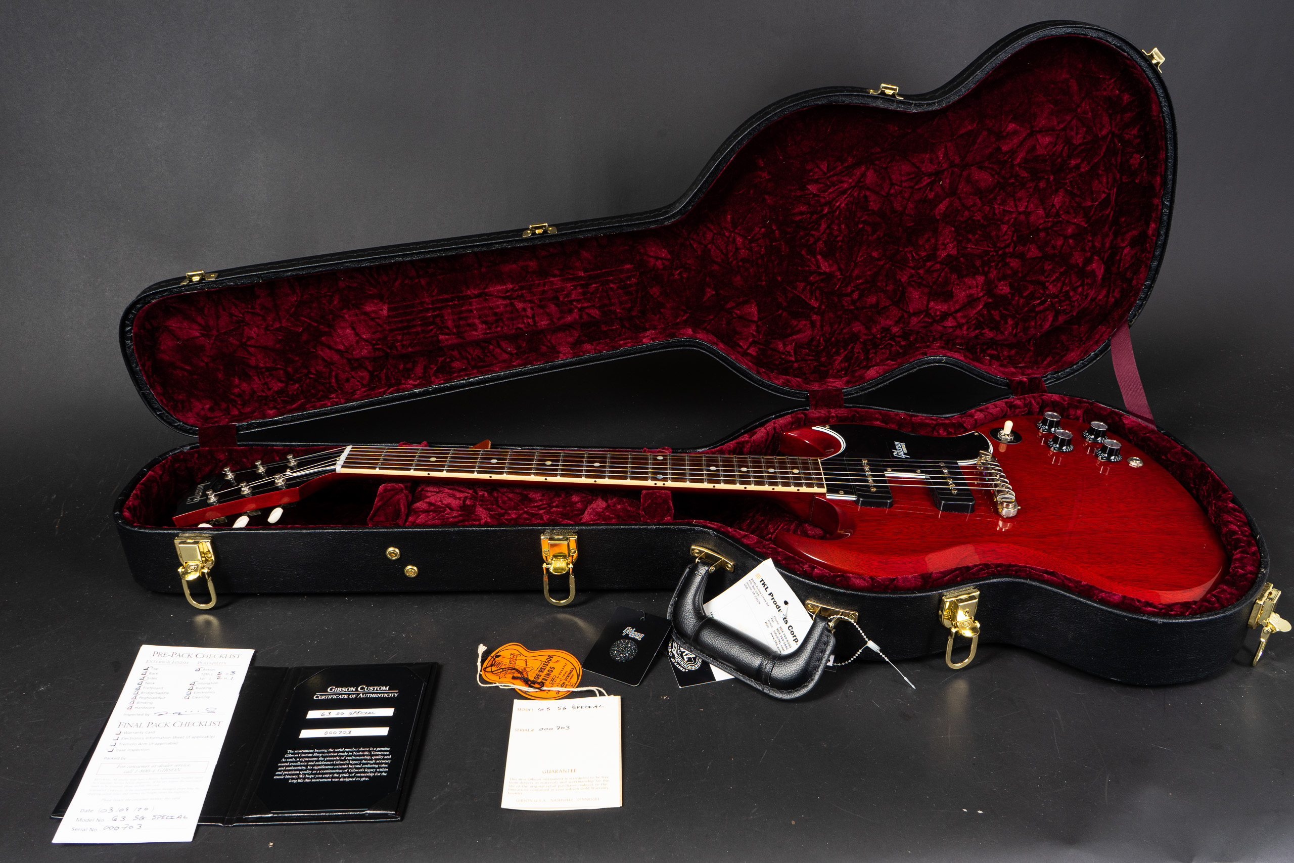 2020 Gibson Custom Shop '63 SG Special Reissue VOS - Cherry