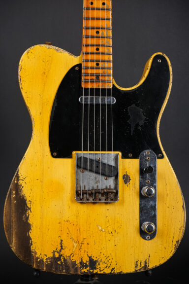 2021 Fender Carlos Lopez Masterbuilt 1952 Telecaster Heavy Relic - Blonde