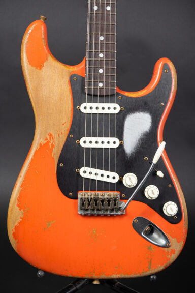 2021 Fender Carlos Lopez Masterbuilt 1969 Stratocaster - Tahitian Coral