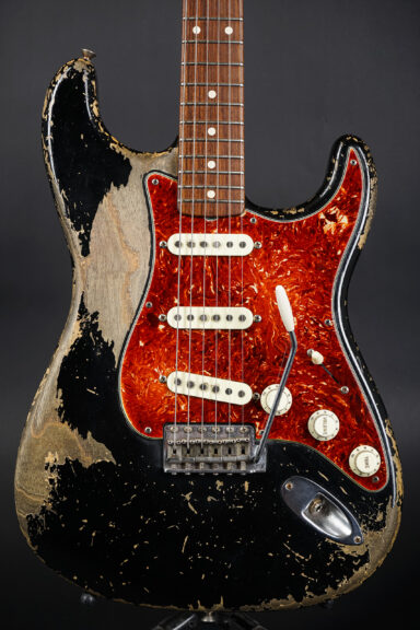 2017 Fender Dale Wilson Masterbuilt 1959 Stratocaster - Black Ultra Relic