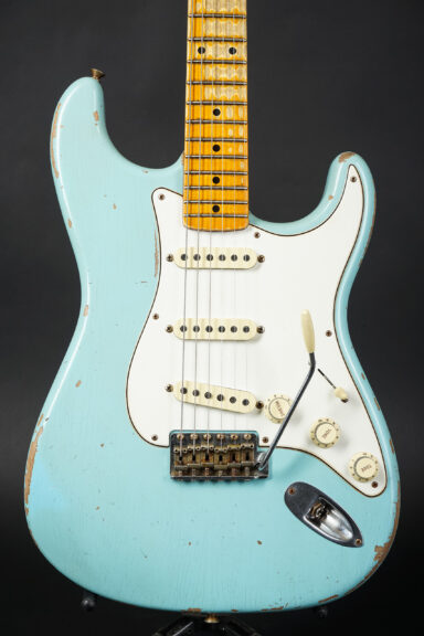 2021 Fender Todd Krause Masterbuilt 1959 Stratocaster Relic - Daphne Blue