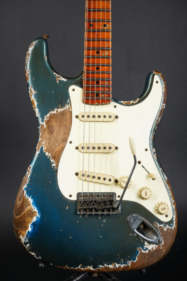 2021 Fender Vincent van Trigt Masterbuilt 1957 Heavy Relic Stratocaster - Aged Lake Placid Blue