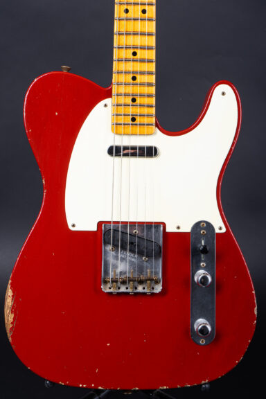 2021 Fender WW10 Carlos Lopez Masterbuilt 1959 Telecaster - Dokata Red ...2,95Kg