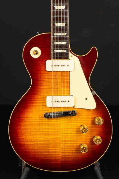 2022 Gibson 1954 Les Paul Standard Figured Top - Sunrise Tea Burst VOS