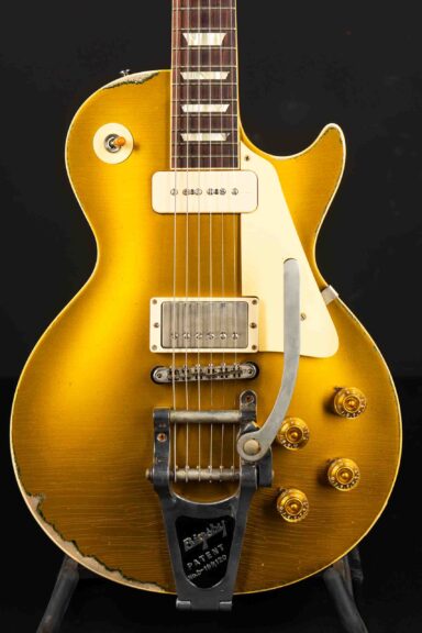 2022 Gibson 1955 Les Paul Standard Goldtop Sergio Vallin Aged
