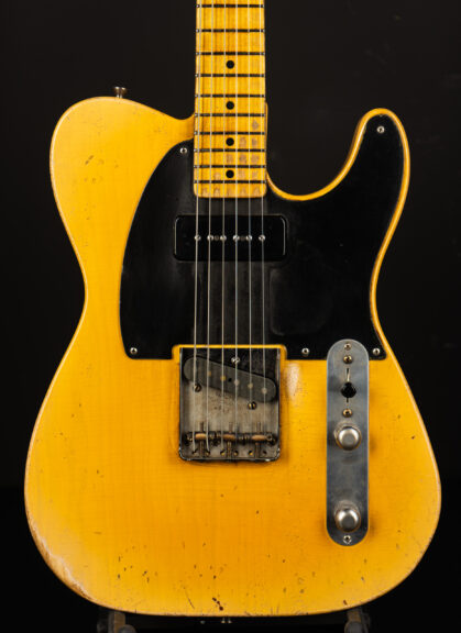 2024 Nachoguitars Blackguard P90 Nacho's Specs - Blond #1618