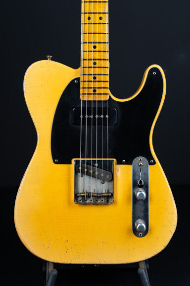 2025 Nachoguitars Blackguard P90 Nacho's Specs - Blond #1259