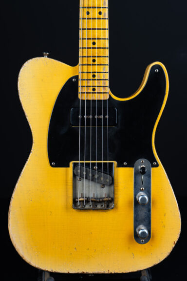2025 Nachoguitars Blackguard P90 Nacho's Specs - Blond #1303