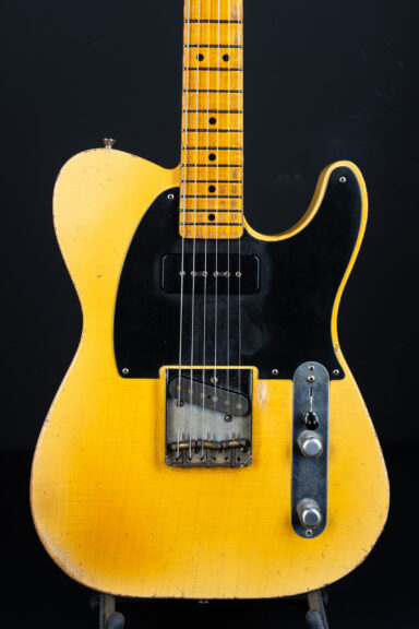 2025 Nachoguitars Blackguard P90 Nacho's Specs - Blond #1376