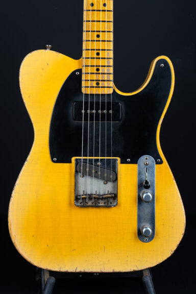 2025 Nachoguitars Blackguard P90 Nacho's Specs - Blond #1421