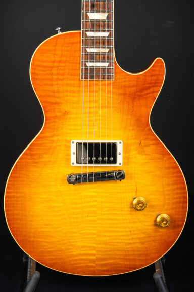 2010 Gibson Les Paul 1958 Figured Reissue Gloss - Single Pickup - Iced Tea