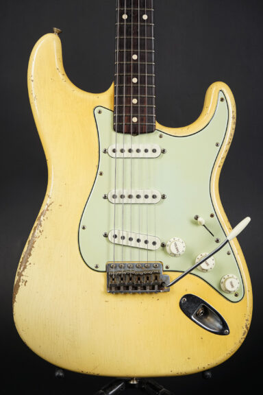 2019 Fender Dale Wilson Masterbuilt 61 Stratocaster Relic - Aged Vintage White