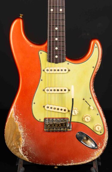 Fender Andy Hicks Masterbuilt 1960 Stratocaster Super Heavy Relic - Frost Red SF/A