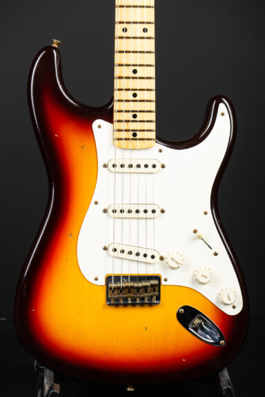 Fender Custom Shop 1956 Stratocaster Hardtail Journeyman Relic - Chocolate Sunburst
