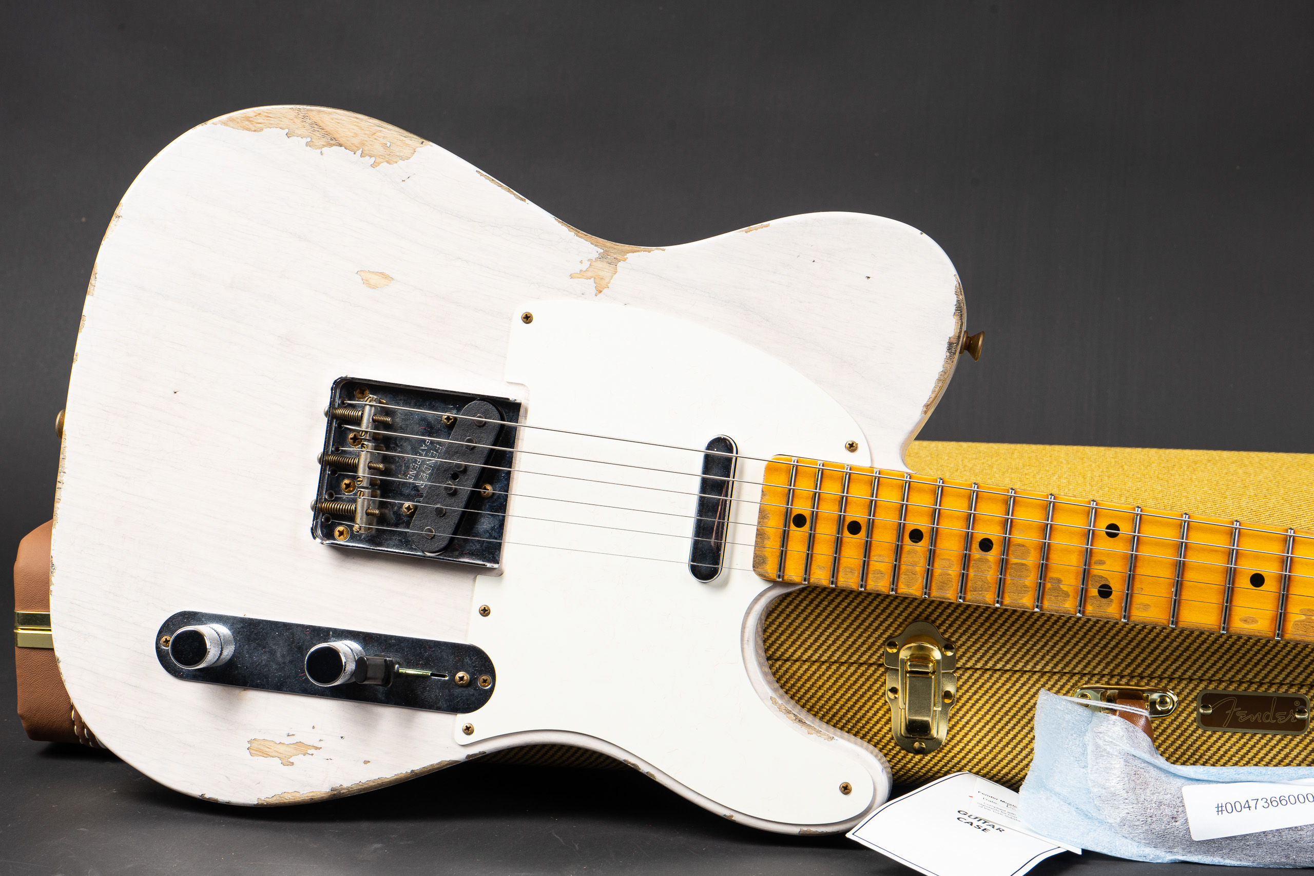 Fender Custom Shop 1957 Telecaster Heavy Relic - White Blonde
